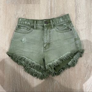 green BDG shorts